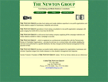 Tablet Screenshot of newtongroup.com